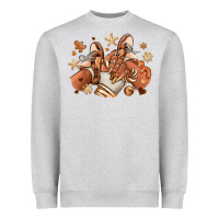 Heather Grey Melanin Christmas black girl sneakers Heavyweight Sweatshirt - RanaPortraitStore