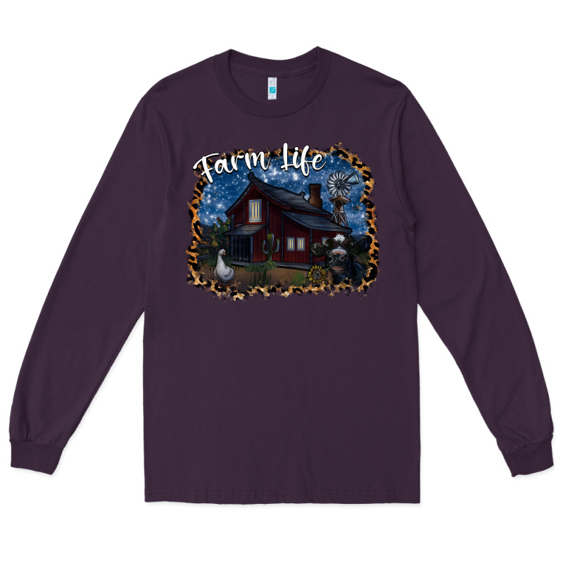 Farm Life2 Long Sleeve Tee by SublimationCraftShop | Teevron