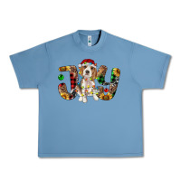 Pebble Blue beagle christmas joy Urban Heavy Tee - RanaPortraitStore