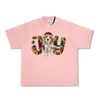 Salmon beagle christmas joy Urban Heavy Tee - RanaPortraitStore