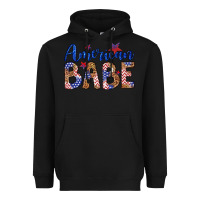Black american babe Heavyweight Hoodie - LillyAllenDesigns