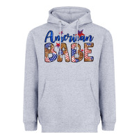 Heather Grey american babe Heavyweight Hoodie - LillyAllenDesigns