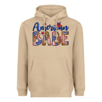 American Babe Heavyweight Hoodie | Teevron