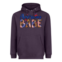 Plum american babe Heavyweight Hoodie - LillyAllenDesigns