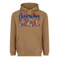 Toasted Coconut american babe Heavyweight Hoodie - LillyAllenDesigns