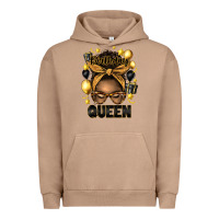 Pigment Burro birthday queen afro messy bun Urban Hoodie - Artiststas