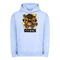 Pigment Grape Ice birthday queen afro messy bun Urban Hoodie - Artiststas