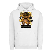 Pigment Lunar Rock birthday queen afro messy bun Urban Hoodie - Artiststas