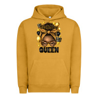 Pigment Peanut Butter birthday queen afro messy bun Urban Hoodie - Artiststas