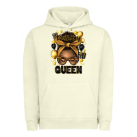 Pigment Pistachio birthday queen afro messy bun Urban Hoodie - Artiststas