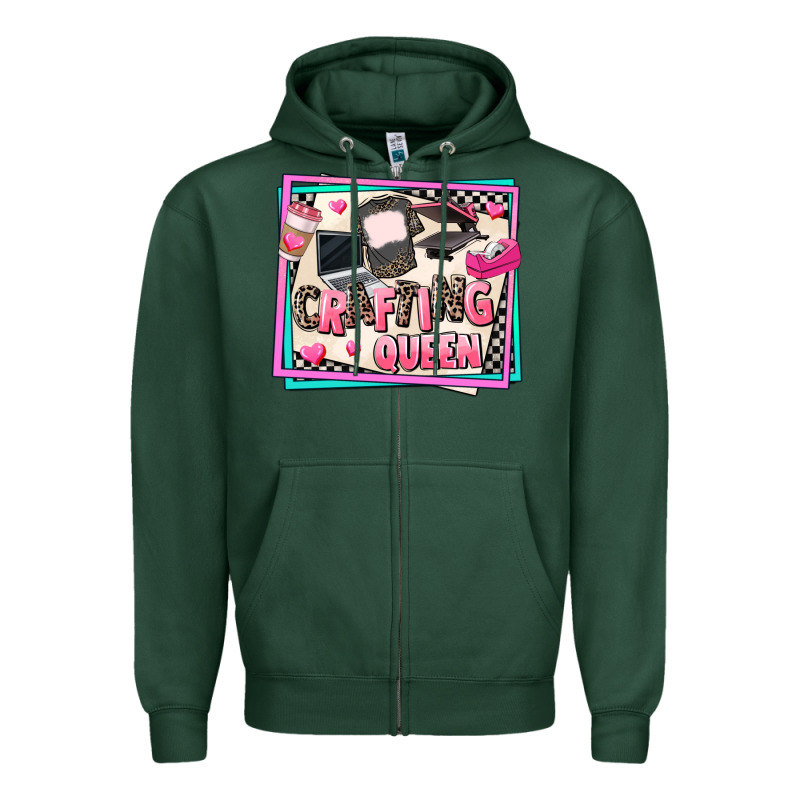 Crafting Queen Zipper Hoodie by AdoDesignShop | Teevron