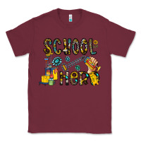Burgundy school hero Classic Tee - CowhideDigitalArt