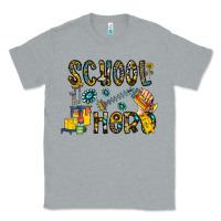 Heather Grey school hero Classic Tee - CowhideDigitalArt