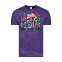 Cloud Purple nursing diaries no sleep no money no life Vintage Tee - Zillion Design Studio