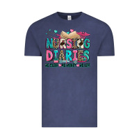 Vintage Denim nursing diaries no sleep no money no life Vintage Tee - Zillion Design Studio