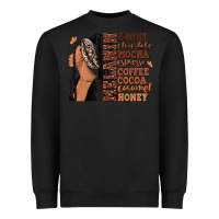 Black Melanin many shades of brown afro woman Heavyweight Sweatshirt - RanaPortraitStore