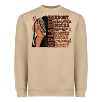 Melanin Many Shades Of Brown Afro Woman Heavyweight Sweatshirt | Teevron