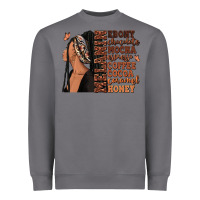 Storm Melanin many shades of brown afro woman Heavyweight Sweatshirt - RanaPortraitStore