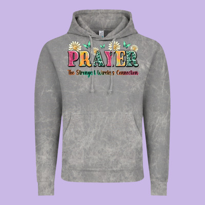 Prayer The Strongest Wireless Connection Vintage Hoodie Designed By Jahusdesignshop