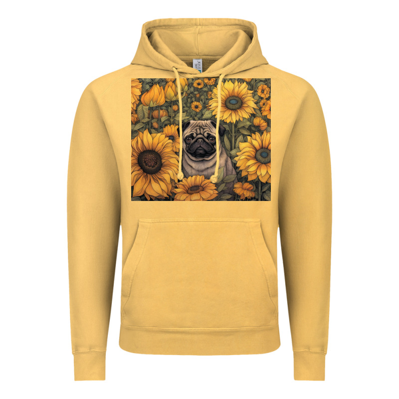 Pug Vintage Hoodie by Unal Design | Teevron