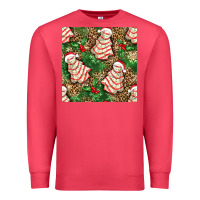 Cardinal Christmas tree cakes Premium Sweatshirt - NancyCooperArtShop