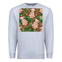 Heather Grey Christmas tree cakes Premium Sweatshirt - NancyCooperArtShop