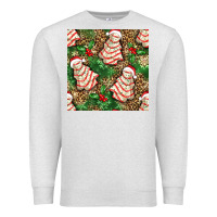 Oatmeal Heather Christmas tree cakes Premium Sweatshirt - NancyCooperArtShop