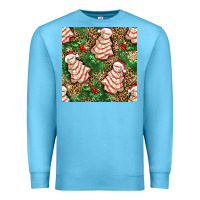 Ocean Blue Christmas tree cakes Premium Sweatshirt - NancyCooperArtShop