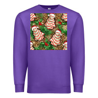 Purple Christmas tree cakes Premium Sweatshirt - NancyCooperArtShop