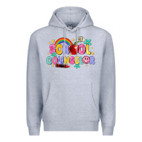 Heather Grey school counselor Premium Hoodie - MaliasSmallBusiness