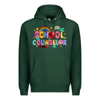 Sports Green school counselor Premium Hoodie - MaliasSmallBusiness