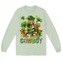 Matcha One lucky cowboy with st. patricks elf Long Sleeve Tee - Neo Western
