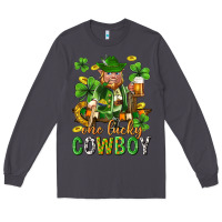 Smoke One lucky cowboy with st. patricks elf Long Sleeve Tee - Neo Western