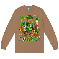 Toasted Coconut One lucky cowboy with st. patricks elf Long Sleeve Tee - Neo Western