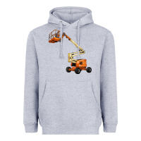 Heather Grey Boom Lift Heavyweight Hoodie - LillyAllenDesigns