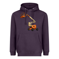Plum Boom Lift Heavyweight Hoodie - LillyAllenDesigns