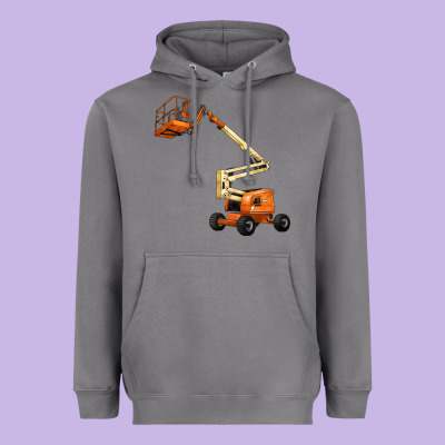 Boom Lift Heavyweight Hoodie Designed By Lillyallendesigns