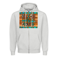 Dove Grey faith over fear Zipper Hoodie - JahusDesignShop
