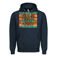 Navy faith over fear Zipper Hoodie - JahusDesignShop