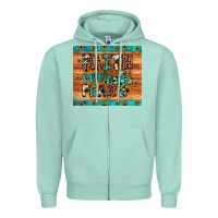 Seafoam faith over fear Zipper Hoodie - JahusDesignShop