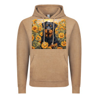Vintage Coffee rotweiler Vintage Hoodie - Unal Design