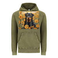 Vintage Olive rotweiler Vintage Hoodie - Unal Design