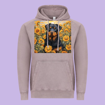 Rotweiler Vintage Hoodie Designed By Unal Design