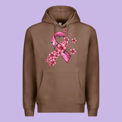 Pink Cancer Ribbon Premium Hoodie Designed By Adodesignshop