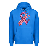True Royal pink cancer ribbon Premium Hoodie - AdoDesignShop
