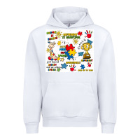 White autism Urban Hoodie - Artiststas