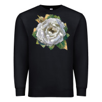 Black pillow fight rose Premium Sweatshirt - LillyAllenDesigns
