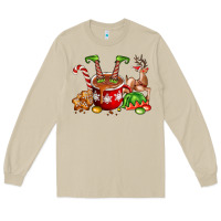 Mushroom chocolate elf Long Sleeve Tee - FaDigitalArtStudio