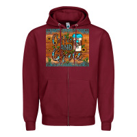 Burgundy coffee and grace Zipper Hoodie - JahusDesignShop