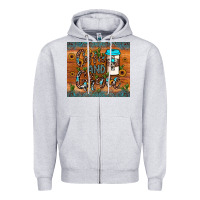 Heather Grey coffee and grace Zipper Hoodie - JahusDesignShop